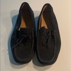 Tods drivers navy suede
